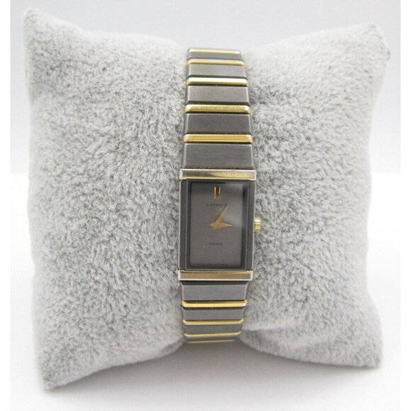 Vtg Lassale Seiko Quartz WR Analog 13mm Tank Watch (H731) "New Battery" - Picture 1 of 10